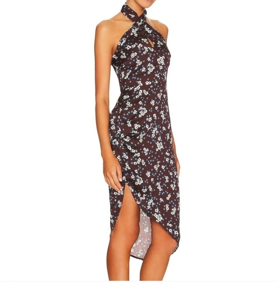 NWT $119 Heartloom - Miyako Halter Midi Dress Size Small - Picture 4 of 9